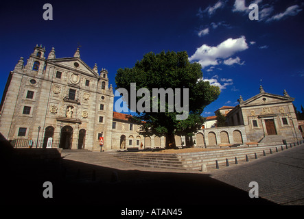 Kloster von Santa Teresa, Convento de Santa Teresa, Plaza de La Santa, Stadt Avila, Provinz Avila, Kastilien und Leon, Spanien, Europa Stockfoto
