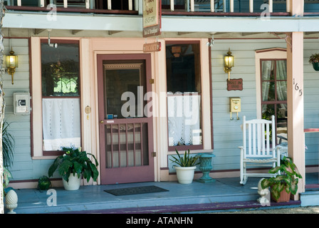 Das Piemont Haus, 165 Spring Street, Eureka Springs, Ozark Mountains, Arkansas Stockfoto