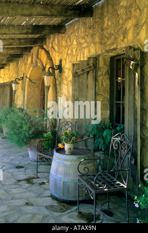 Sonnenstein Weingut Weinprobe Zimmer Refugio Straße Santa Ynez Tal Santa Barbara County in Kalifornien Stockfoto