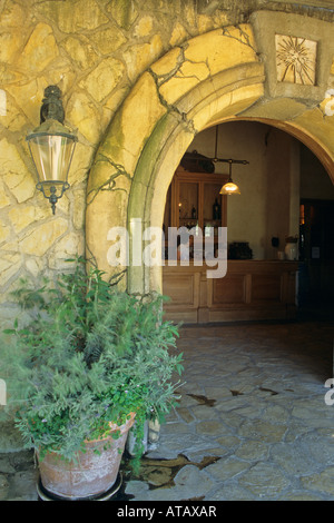 Sonnenstein Weingut Weinprobe Zimmer Refugio Straße Santa Ynez Tal Santa Barbara County in Kalifornien Stockfoto