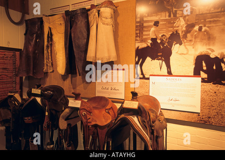 Exponate auf der Santa Ynez historische Museum Santa Barbara County California Stockfoto