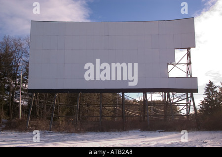 Fahrt im Kino hat bessere Tage Albany New York gesehen. Stockfoto