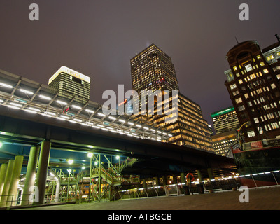 DLR Docklands light Railway Station West India Quay Docklands London UK Stockfoto