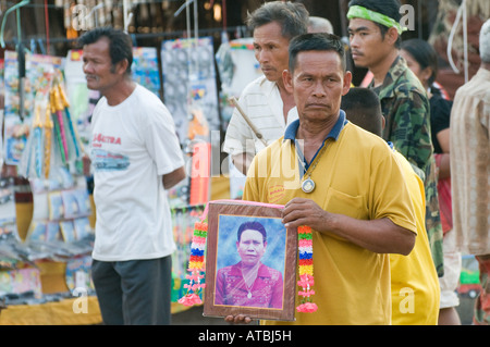 Feiern im Isan im Nordosten von Thailand Stockfoto