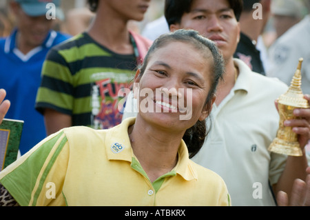 Feiern im Isan im Nordosten von Thailand Stockfoto