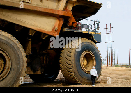 ÖLSAND, Alberta, Kanada. Weltweit größten Erdöl-Ressource-Becken. Stockfoto