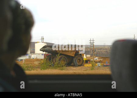 ÖLSAND, Alberta, Kanada. Weltweit größten Erdöl-Ressource-Becken. Stockfoto