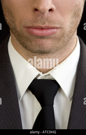 Geschäftsmann, Nahaufnahme Stockfoto