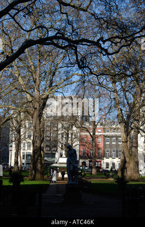 Park in Berkley Square Mayfair London England Stockfoto