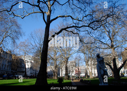 Park in Berkley Square Mayfair London England Stockfoto