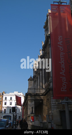 Royal Academy Hintereingang, Piccadilly, London, England, UK Stockfoto