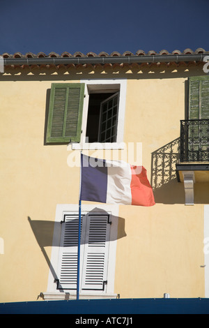 Frankreich Französisch nationalen Flagge Tricoleur Fahnen Stockfoto