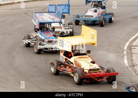 F2 Formel zwei 2 Stockcars Auto im Wettbewerb Barford Laufbahnen in der Nähe von darlington Stockfoto