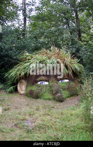 Des Riesen Kopf Wald Skulptur im Wald Garten bei The Lost Gardens of