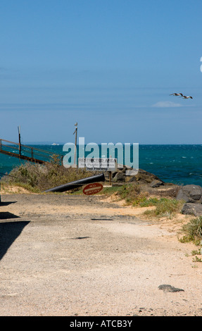 Sperrgebiet in Queenscliff. Stockfoto