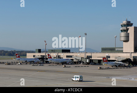 Flughafen in Zürich, Schweiz Stockfoto