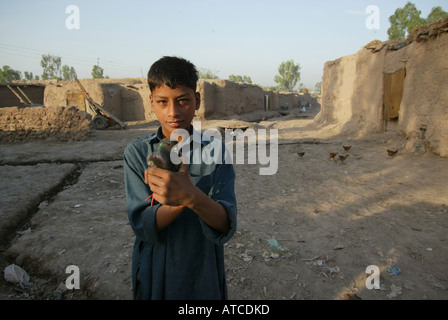 afghanische ökonomische Flüchtlinge in Peschawar gezwungen, nach Afghanistan zurückzukehren Stockfoto