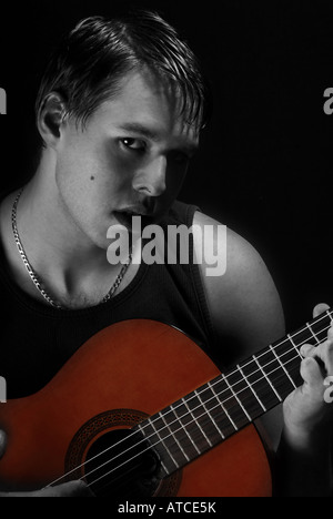 Gitarrist Stockfoto