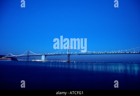 San Francisco Oakland Bay Bridge Stockfoto
