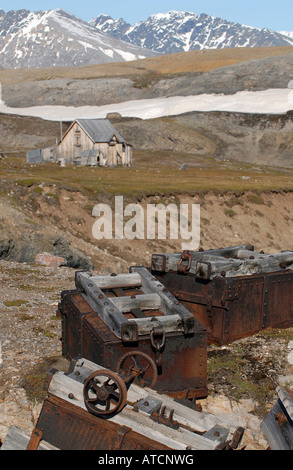 Eine verlassene mine in New York, London, Norwegen Stockfoto