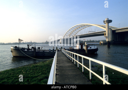 Niederlande Rotterdam Holland Zuid Holland Nieuwe Maas Brienoord Südbrücke Stockfoto