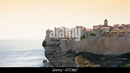 Haute-Ville (Altstadt), Bonifacio, Korsika, Frankreich Stockfoto