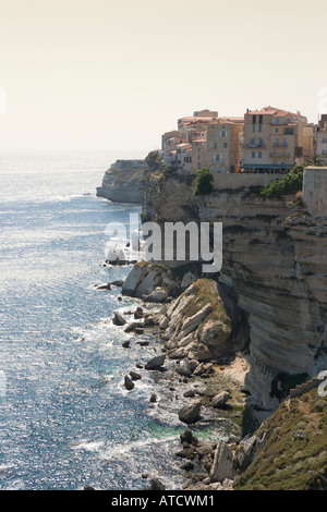 Haute-Ville (Altstadt), Bonifacio, Korsika, Frankreich Stockfoto
