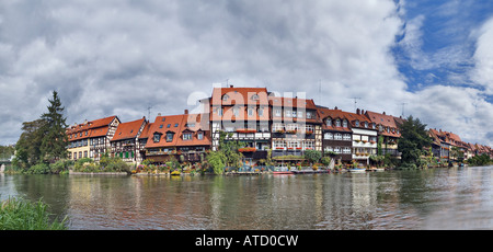 Klein-Venedig (Klein-Venedig) Bezirk, Bamberg, Deutschland Stockfoto