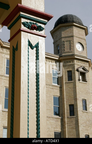 Wisconsin Kenosha County, Kenosha, 3. Third Avenue Historic District, Kemper Center, Zentrum, Durkee Hall 1861, ehemalige private Mädchenschule, Campus, WI061002 Stockfoto