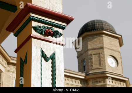 Wisconsin Kenosha County, Kenosha, 3. Third Avenue Historic District, Kemper Center, Zentrum, Durkee Hall 1861, ehemalige private Mädchenschule, Campus, WI061002 Stockfoto