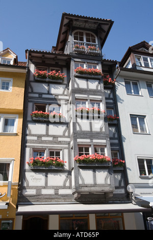 Halbe Fachwerkhaus Stockfoto