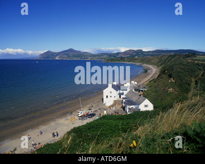 Morfa Nefyn und Yr eIFL.NET von Porth Dinllaen Ende des Strandes Cardigan Halbinsel North Wales UK Stockfoto