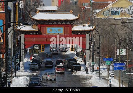 Chinatown-Montreal Stockfoto