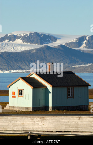 Das nördlichste Postamt vor dem Nordpol, Ny Alesund Norwegen Stockfoto