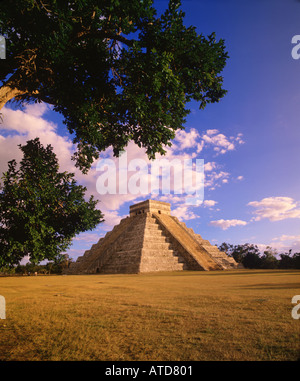 Die Pyramide in Chichen Itza auf der Yucatan-Halbinsel in Mexiko Stockfoto
