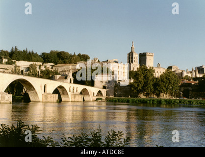 Pont d Avignon Pont St Saint Bénézet Brücke Provence South of France Europe Stockfoto