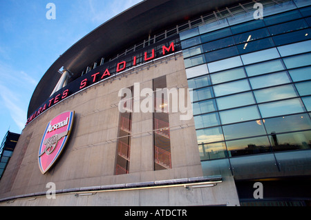 Das Emirates Stadium, die Heimat des Arsenal FC Stockfoto