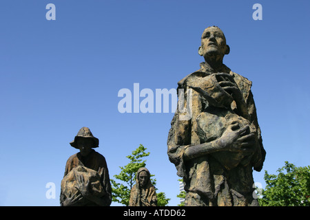 Denkmal für die Opfer der großen Hungersnot in Irland Stockfoto