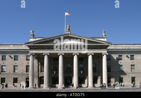 Das General Post Office GPO auf O Connell Street in Dublin Irland Website von Ostern 1916 stieg niedriger Stockfoto