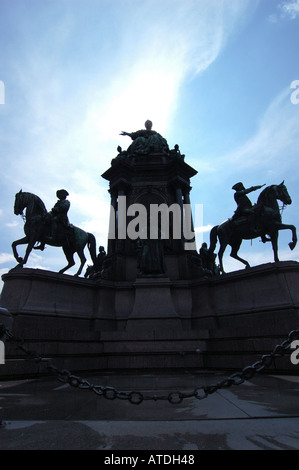 Denkmal der Kaiserin Maria Theresia, Vienna Stockfoto