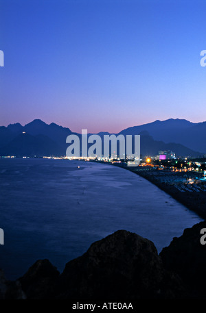 Konyaalti Beach, Antalya, türkische Riviera, Türkei Stockfoto