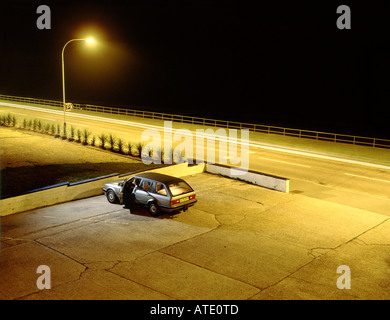 Parkplatz Stockfoto