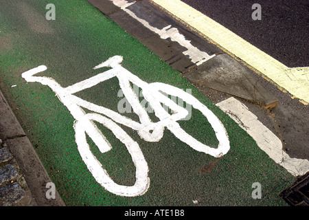 Radweg Stockfoto