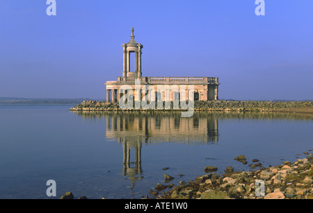 Normanton Kirche Rutland Wasser Oakham Rutland England UK Stockfoto