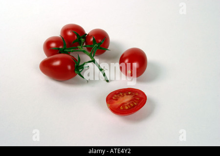 Rebe Eiertomaten Stockfoto