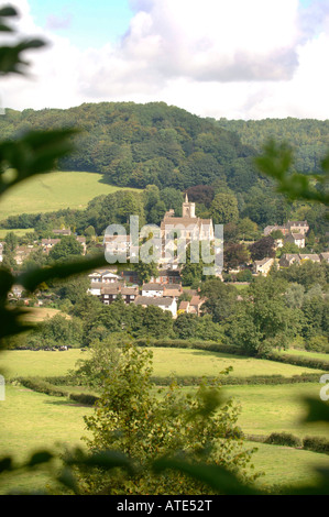 DAS DORF ULEY IN GLOUCESTERSHIRE UK Stockfoto