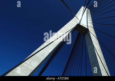 ANZAC Bridge, Sydney, New South Wales, Australien. Stockfoto