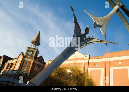 Empowerment, Skulptur, Lincoln, Waterside Zentrum. Stockfoto