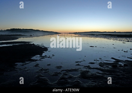 Herbst Dunst über der Bucht Stockfoto