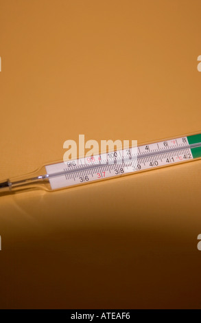 Nahaufnahme des Thermometers. USA Stockfoto